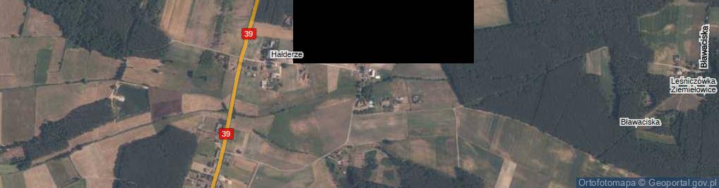 Zdjęcie satelitarne Hałderze ul.